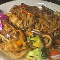 Basil noodles  at Franchia Vegan Cafe in New York City