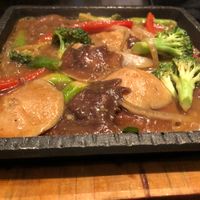 Mushrooms at Franchia Vegan Cafe in New York City