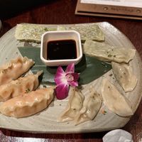 Dumpling Combo  at Franchia Vegan Cafe in New York City