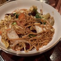 Spicy Franchai Noddels   at Franchia Vegan Cafe in New York City