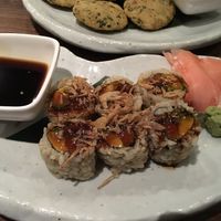 Dragon roll at Franchia Vegan Cafe in New York City