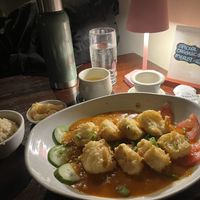   at Franchia Vegan Cafe in New York City