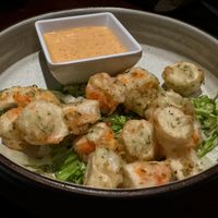 Popcorn shrimp  at Franchia Vegan Cafe in New York City