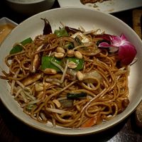 Spicy Franchia Noodles  at Franchia Vegan Cafe in New York City