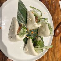 Peking duck bao  at Franchia Vegan Cafe in New York City