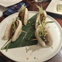 Peking Duck Boa Buns   at Franchia Vegan Cafe in New York City