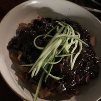 Jjajanmyeon  at Franchia Vegan Cafe in New York City