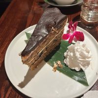 Vegan cake at Franchia Vegan Cafe in New York City