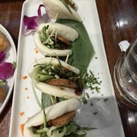 Duck bao  at Franchia Vegan Cafe in New York City