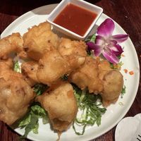 Fried Manchurian Cauliflowerr  at Franchia Vegan Cafe in New York City