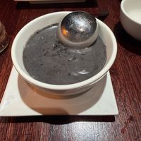 Black Sesame Porridge  at Franchia Vegan Cafe in New York City
