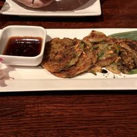 Crispy Scallion Pancakes  at Franchia Vegan Cafe in New York City