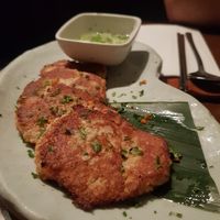 Amazing crab cake at Franchia Vegan Cafe in New York City