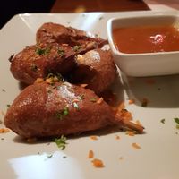 Vegan chicken at Franchia Vegan Cafe in New York City