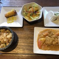 $18 lunch special  at Franchia Vegan Cafe in New York City