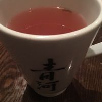 Lovely schizandra berry tea at Franchia Vegan Cafe in New York City