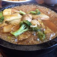 Sizzling Chicken! at Franchia Vegan Cafe in New York City