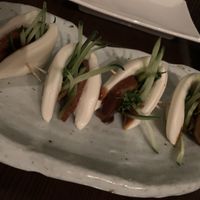 Peking duck buns at Franchia Vegan Cafe in New York City
