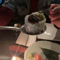 candle lit at Franchia Vegan Cafe in New York City