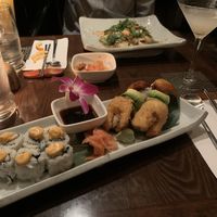 Vegan sushi  at Franchia Vegan Cafe in New York City
