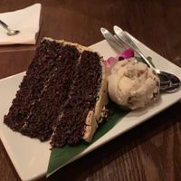 Vegan cake & ice cream  at Franchia Vegan Cafe in New York City