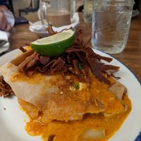 Thai curry crepe at Simply Crepes Cafe in Canandaigua