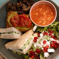 L'assiette du brunch at Garden in Angouleme