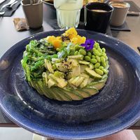 Mango poke bowl  at The Avocado Show in Madrid