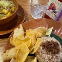 nasi soto lamongan nya enak bangetttt at Soedirman Coffee & Eatery in Bandung