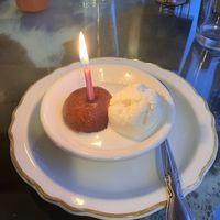 Ok so this is not vegan but it was my birthday and they brought it out and sang to me…sweet!  at Tandoor Palace  in Tannersville