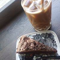Iced coffee with caramel sirup ❣️ at Maloca Coffee & Food in Bodo