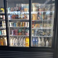 Refrigerated items at Urthly Vegan Market in Garden Grove