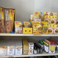 Gluten Free section at Urthly Vegan Market in Garden Grove