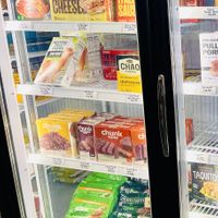Frozen foods   at Urthly Vegan Market in Garden Grove