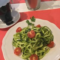 Courgetti spaghetti 💚 at Loving Hut in Madrid