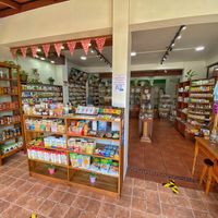 Inside at Ángel Azul Mercado Natural in La Fortuna