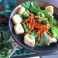 Veggie & Tofu Pho w/ Deluxe Veggies at Soall Viet Kitchen in Beverly