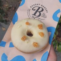 white apricot donut at Bakery Bakery - Länggasse in Bern
