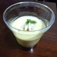 Puding at Marbre Vegan in Tokyo