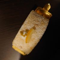 Lemon Roll Cake  at Marbre Vegan in Tokyo