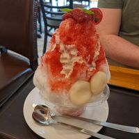 Kakigori 🍧 at Marbre Vegan in Tokyo