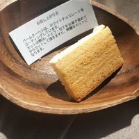 Baumkuchen at Marbre Vegan in Tokyo