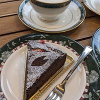 Choco Cake 🍰 at Marbre Vegan in Tokyo