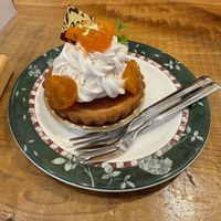 Kumquat Tart at Marbre Vegan in Tokyo