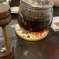 Early grey tea with the hourglass. Nice touch!  at Marbre Vegan in Tokyo