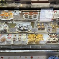 All the cakes!  at Marbre Vegan in Tokyo