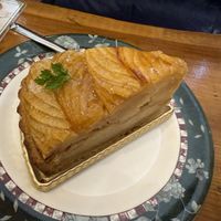 Apple pie  at Marbre Vegan in Tokyo