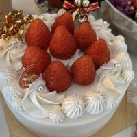 Christmas cake   at Marbre Vegan in Tokyo