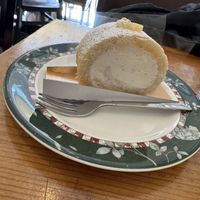 Lemon Roll Cake  at Marbre Vegan in Tokyo