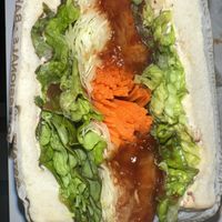 Sandwich! Really really tasty  at Marbre Vegan in Tokyo